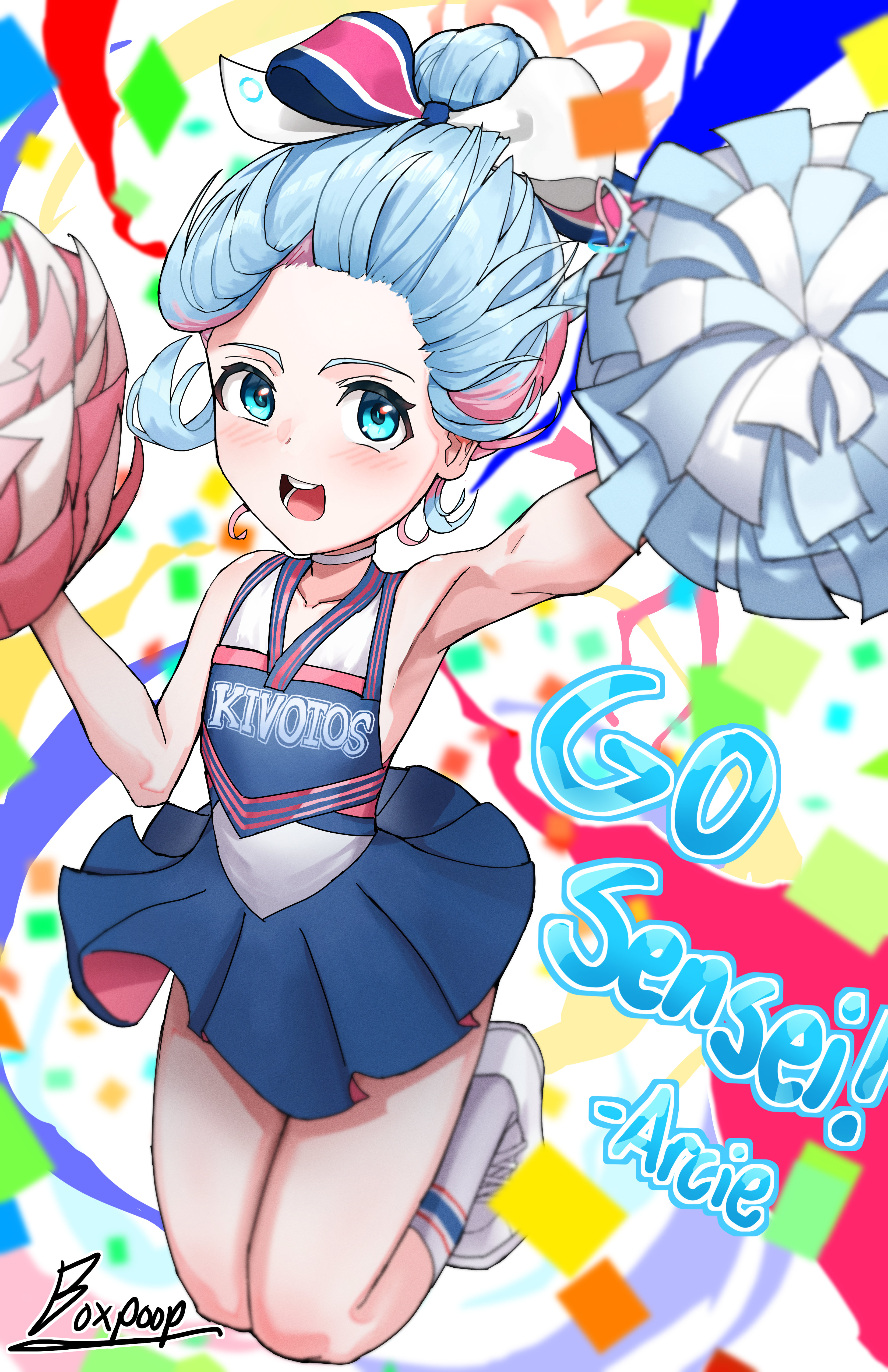 Arona Cheerleader Blue Archive PoopManBoxMan
