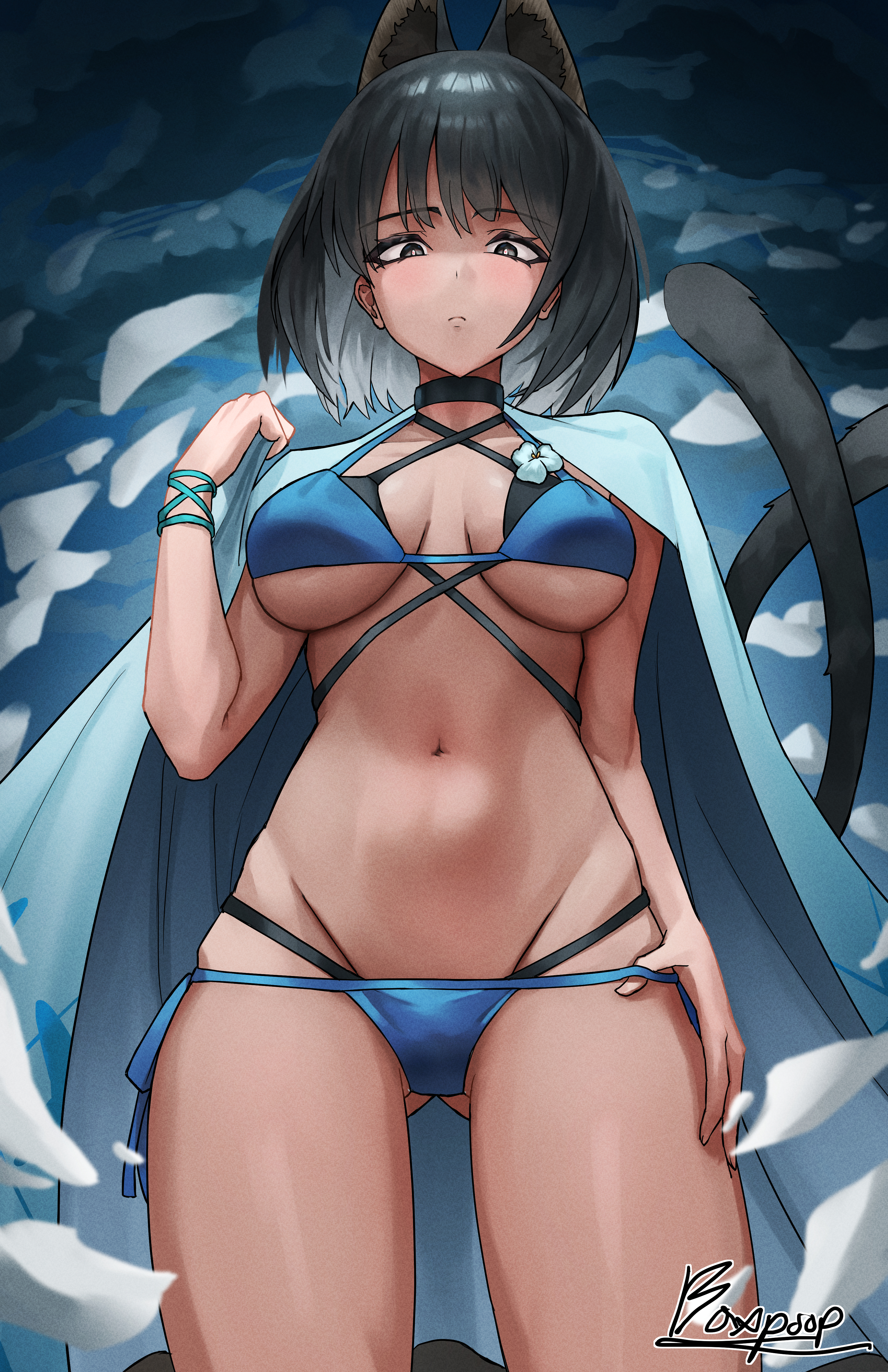 Kikyo BA Blue Archive Summer Swinsuit PoopManBoxMan